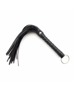 Black Mini Size Fancy Flogger