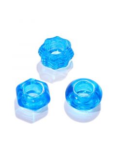 Crystal Cock Ring Set blue