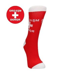 Sex socks, "Orgasm donor" socks