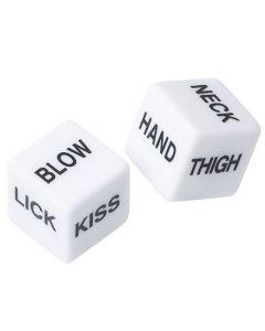 Adult Love Dice Gambling Fun Sex Game White